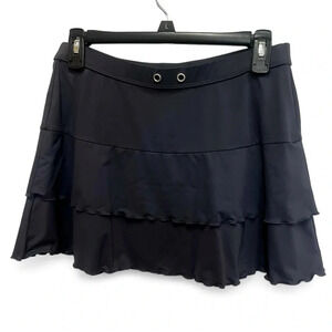 Athleta Womans size Small Ruffle Tiered Tennis Skirt UNLINED Coquette